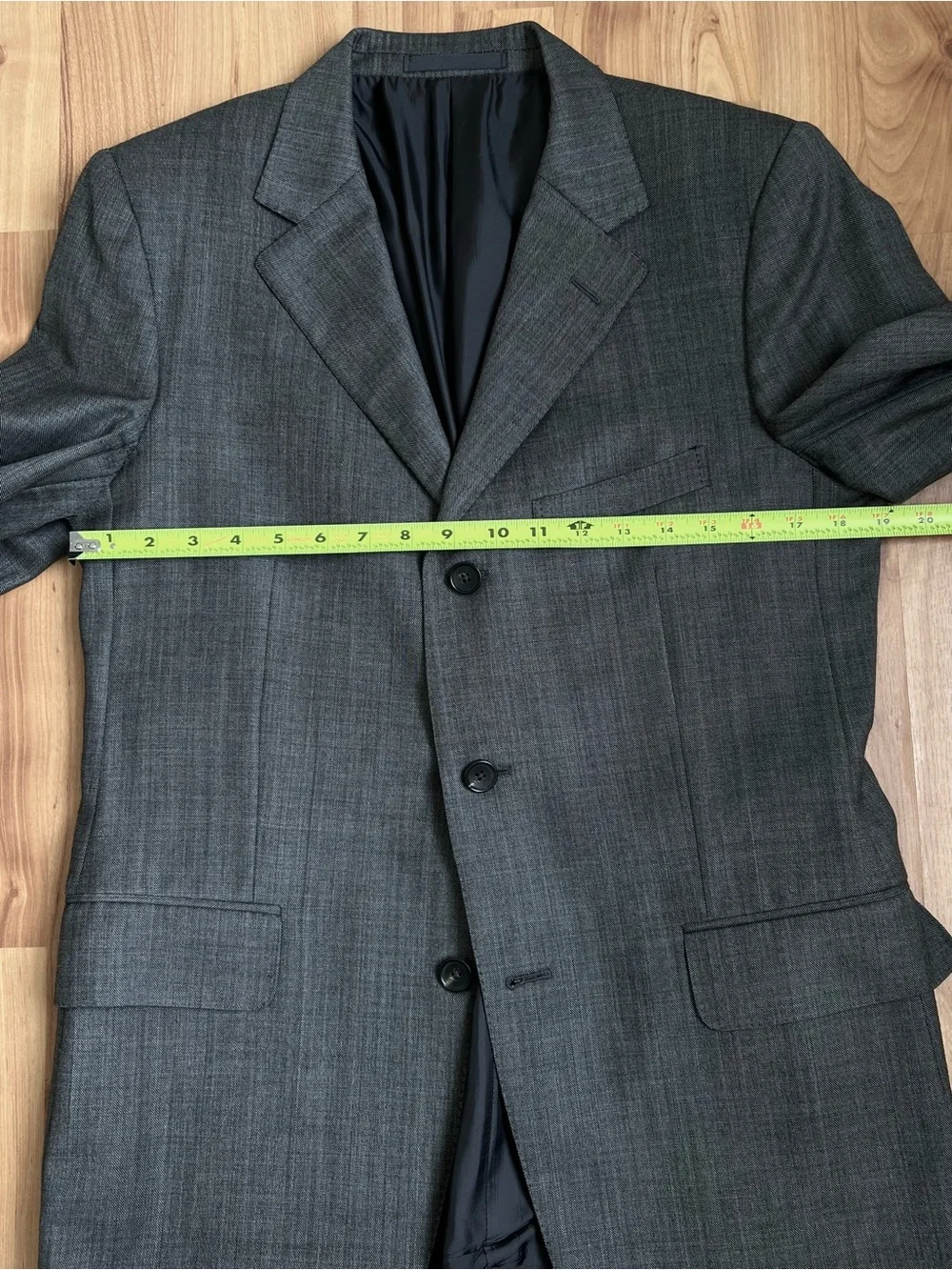 Gucci Men's Gray 3-Button Blazer